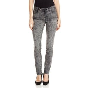 ✨Beautiful, Flattering✨NYDJ Alina High-Rise Skinny Jeans Grey Floral Novelty 16